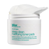 Bliss Steep Clean Mattifying Toner Pads 